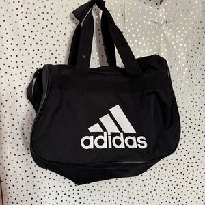 Adidas Black and White Sports Bag